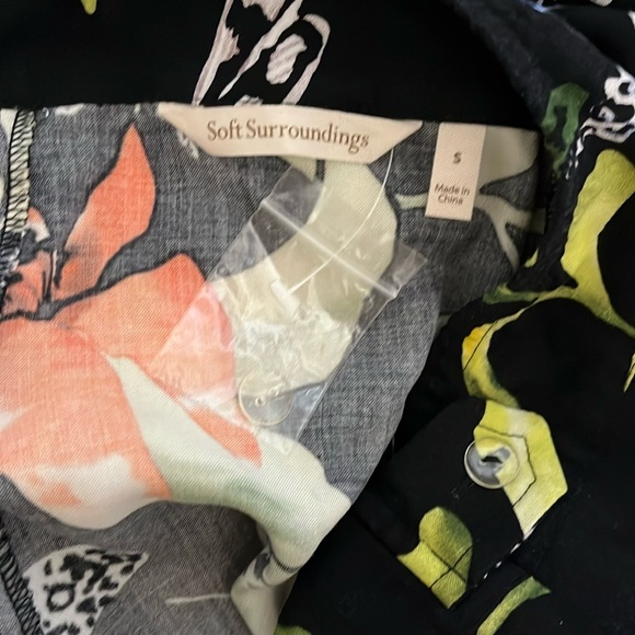 NWOT Soft Surroundings Floral Print Midi Skirt Small - Picture 4 of 6